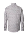 Casa Moda Twill Cotton Abstract Print Shirt, Rust Multi