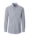 Casa Moda Stripe Comfort Fit Oxford Shirt, Navy