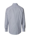 Casa Moda Stripe Comfort Fit Oxford Shirt, Navy