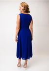 Casting Bow A-Line Midi Dress, Royal Blue