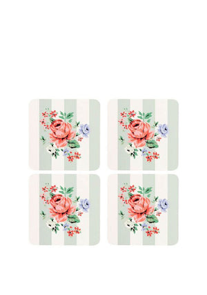 Cath Kidston Feels Like Home Print Coasters, Set of 4