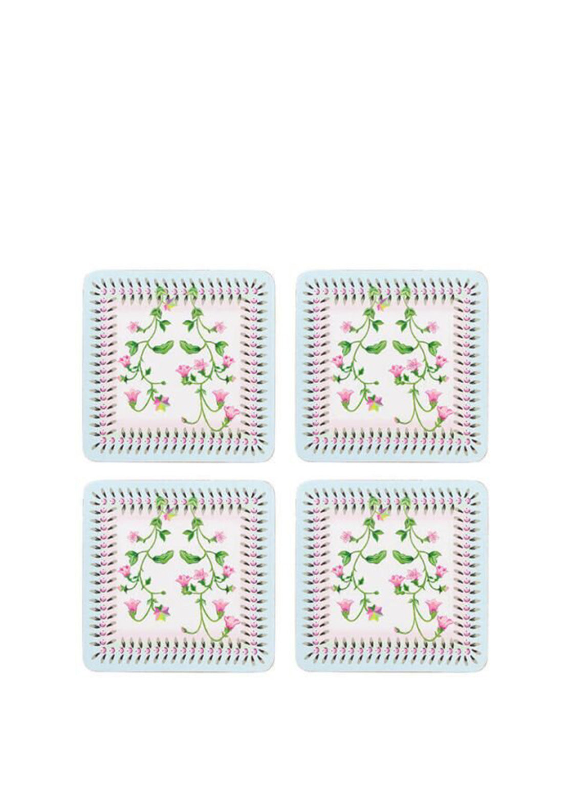 Cath Kidston Twin Floral Print Coasters, Set of 4