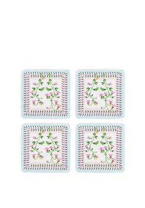 Cath Kidston Twin Floral Print Coasters, Set of 4