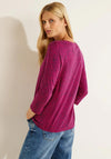 Cecil Spotty Pattern Top, Magenta