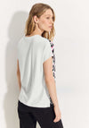 Cecil Paisley Print Front Top, Vanilla White
