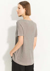 Cecil Shimmer T-Shirt, Boulder Beige