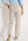 Cecil Linen Slim Leg Trousers, Beige