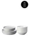 Denby Studio Blue Chalk Tableware Set, 12 Piece