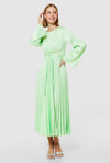 Closet London Pleated Midi Dress, Mint