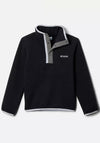 Columbia Kids Helvetia Half Snap Fleece, Black