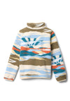 Columbia Kids Helvetia Print Half Snap Fleece, Blue