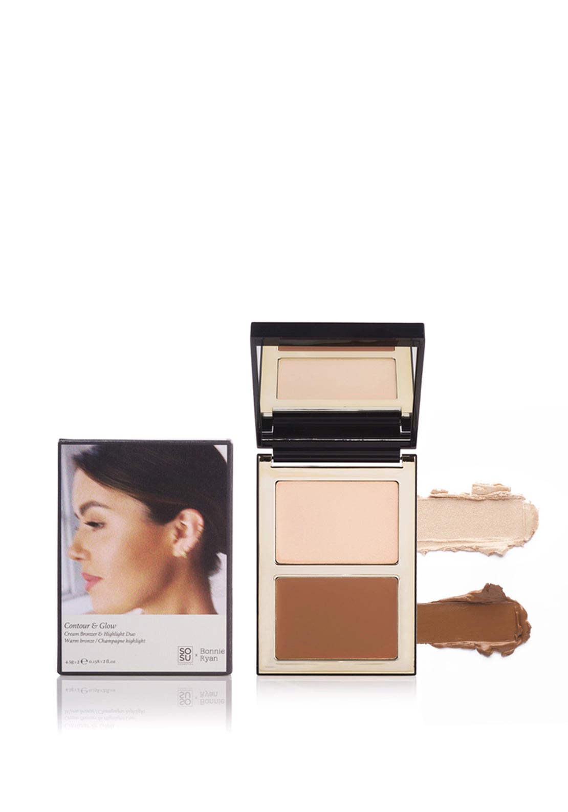 SoSu x Bonnie Ryan Contour & Glow Bronzer and Highlight Duo - McElhinneys