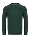 Andre Hook Crew Neck Sweater, Forest Green