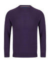 Andre Hook Crew Neck Sweater, Purple