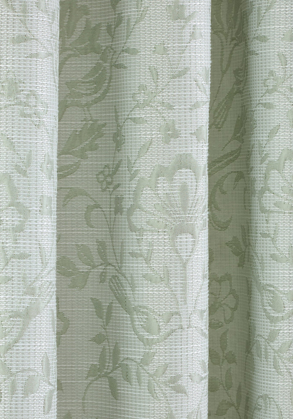 Curtina Marple Thermal Lined Luxury Eyelet Curtains 90”x 90”, Sage Green