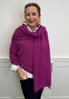D.E.C.K By Decollage Wrap Over Scarf, Magenta