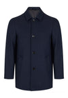 Daniel Grahame Bales Tailored Wool Coat, Navy
