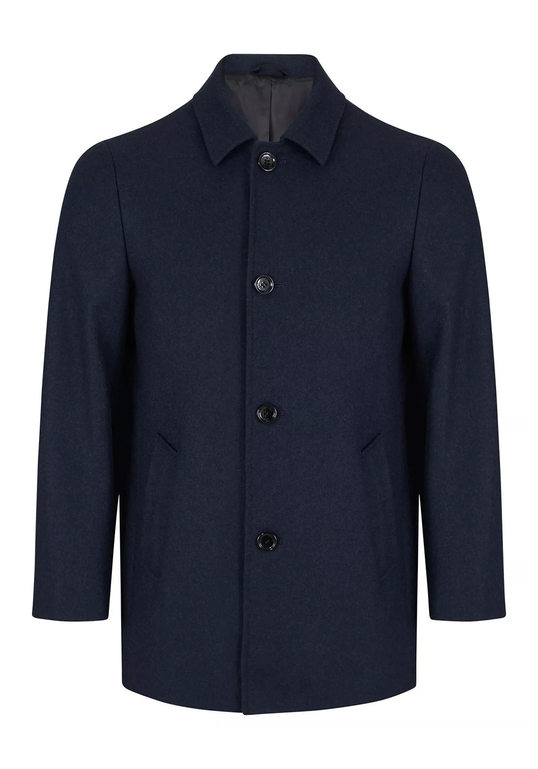 Daniel Grahame Bales Tailored Wool Coat, Navy