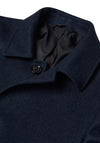 Daniel Grahame Bales Tailored Wool Coat, Navy