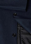 Daniel Grahame Bales Tailored Wool Coat, Navy