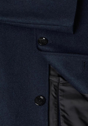 Daniel Grahame Bales Tailored Wool Coat, Navy