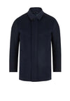 Daniel Grahame Brogan Wool Rich Overcoat, Navy