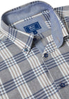 Daniel Grahame Check Short Sleeve Shirt, Brown & Navy