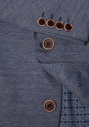 Daniel Grahame Dale Micro Pattern Blazer, Blue