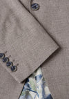 Daniel Grahame Damon Houndstooth Linen Blend Blazer, Brown