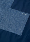 Daniel Grahame Everette Linen Blend Windcheater Jacket, Blue