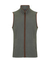 Daniel Grahame Full Zip Fleece Gilet, Green