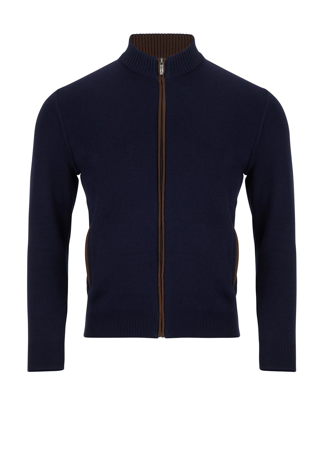 Daniel Grahame Full Zip Sweater, Navy