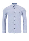Daniel Grahame Geo Print Shirt, White & Blue Multi