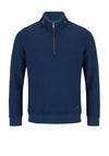 Daniel Grahame Half Zip Sweatshirt, Dark Blue