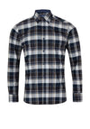 Daniel Grahame Plaid Shirt, Grey & Black