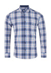 Daniel Grahame Plaid Shirt, Blue & Red