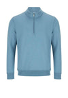 Daniel Grahame Quarter Zip Sweatshirt, Sky Blue