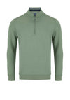 Daniel Grahame Quarter Zip Sweatshirt, Light Green
