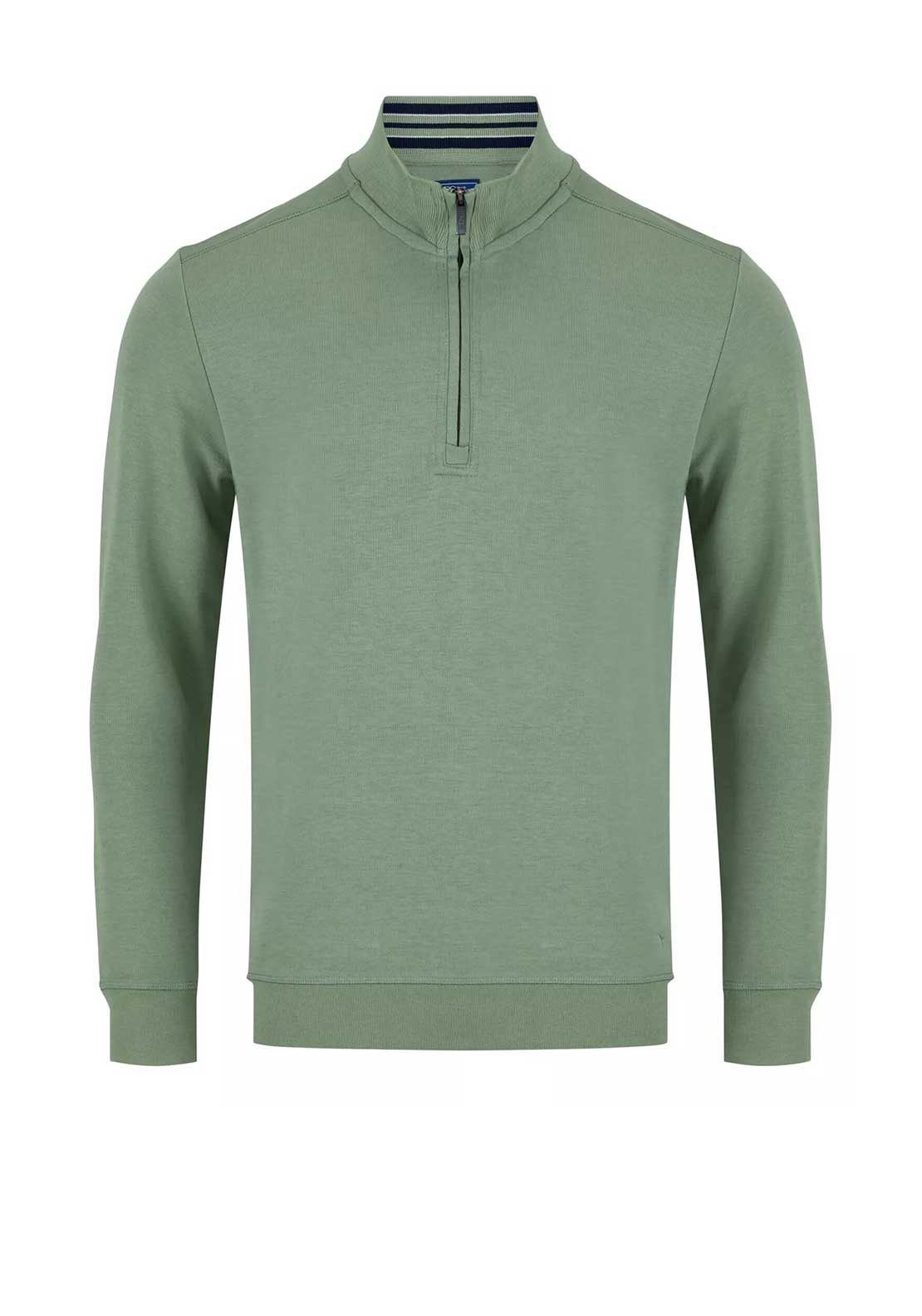 Daniel Grahame Quarter Zip Sweatshirt, Light Green