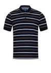 Daniel Grahame Striped Polo Shirt, Navy Multi