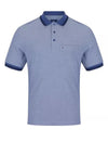 Daniel Grahame Tipped Hem Pocket Polo Shirt, Blue