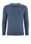 Daniel Grahame V Neck Sweater, Blue