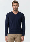 Daniel Grahame V Neck Sweater, Navy