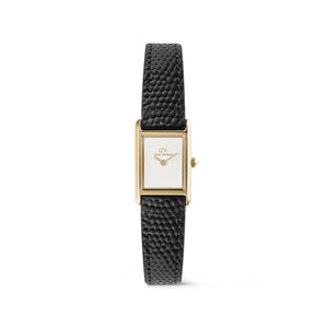 Daniel Wellington Bound Mini Lizard Strap Watch, Gold & Black