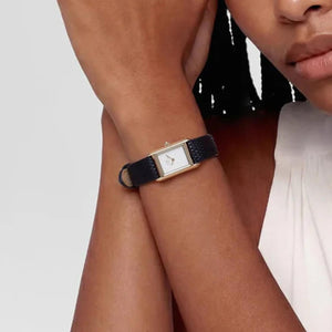 Daniel Wellington Bound Mini Lizard Strap Watch, Gold & Black