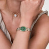 Daniel Wellington Ladies Ophelia Mini Watch, Gold & Green