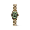 Daniel Wellington Ladies Ophelia Mini Watch, Gold & Green