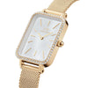 Daniel Wellington Quadro Lumine Bezel Watch, Gold