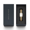 Daniel Wellington Quadro Lumine Bezel Watch, Gold