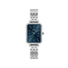 Daniel Wellington Quadro Lumine Bezel Watch, Silver & Blue